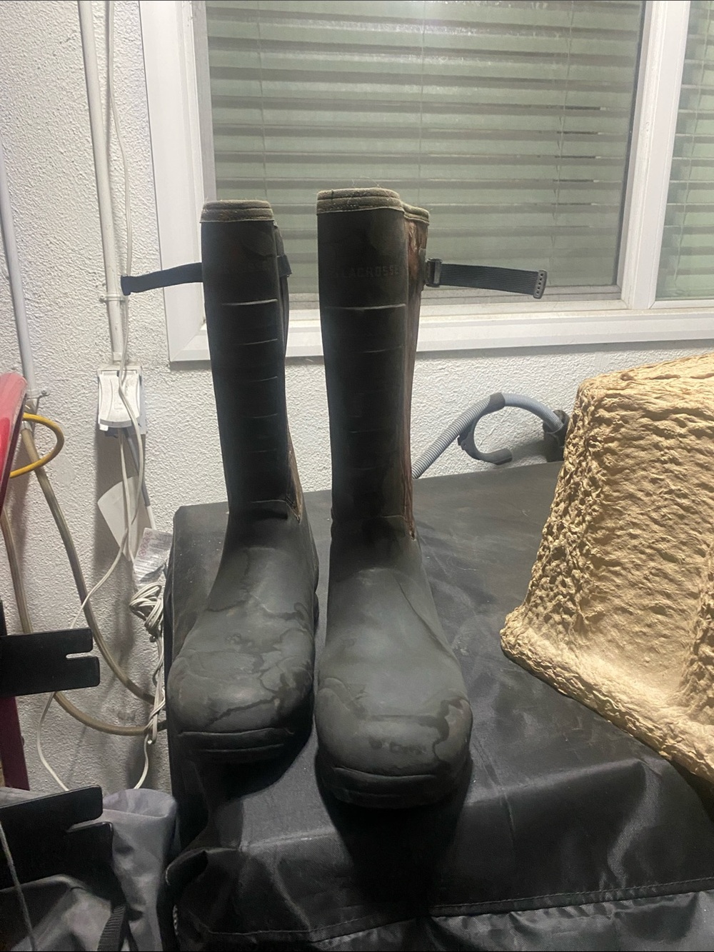 LaCrosse Brown and Black Tall Waterproof Boots